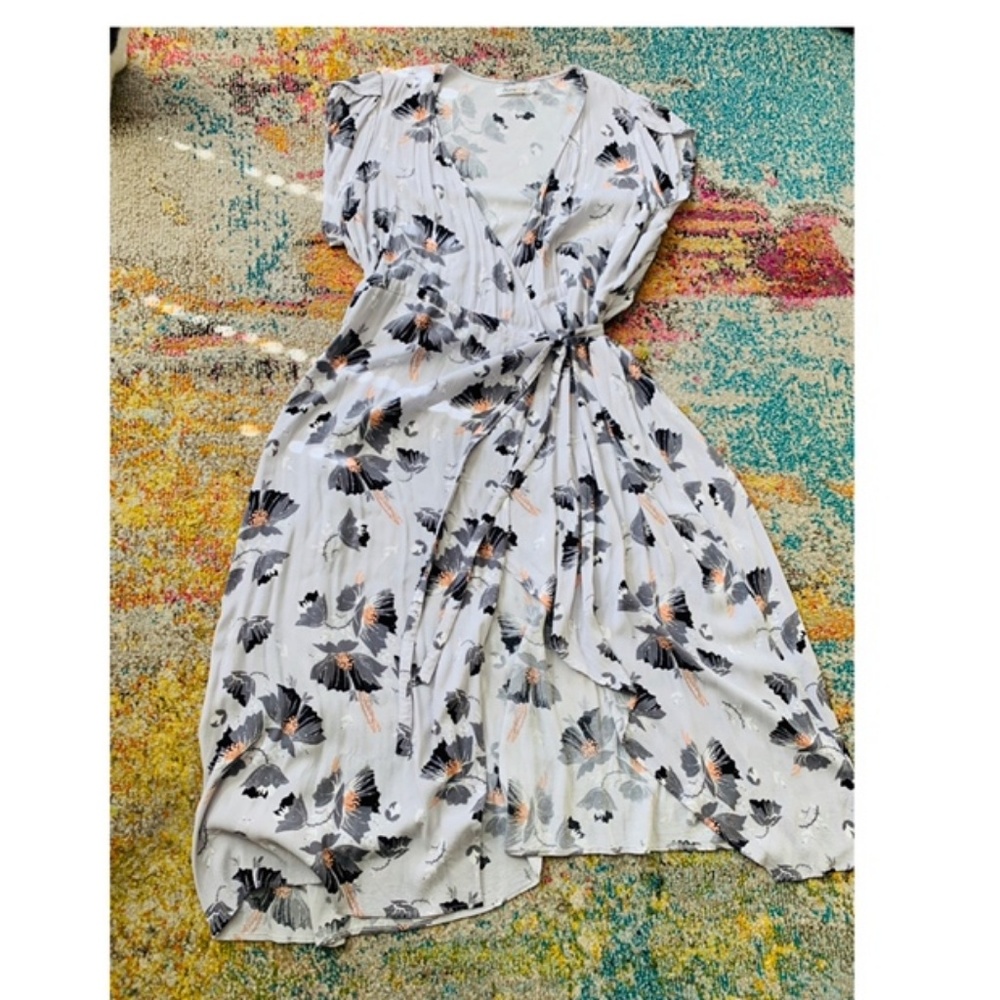 Mod cloth sunny girl wrap dress